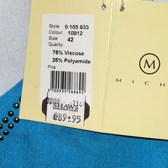 MICHA Sheath Dress. Blue. Sz.12 NWT - Picture 11 of 14